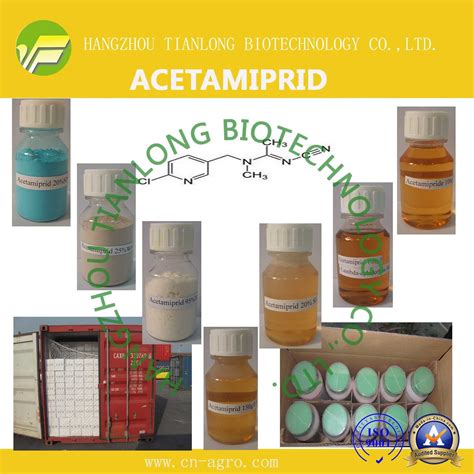 China Acetamiprid 95 Tc 20 Wp 20 Sp 20 Sl 70 Wdg 135410 20 7 China Acetamiprid