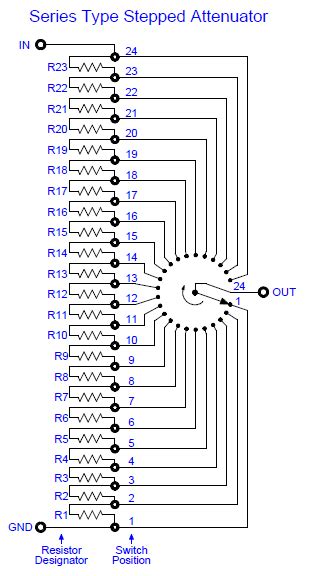 Ступенчатый регулятор громкости схема - 97 фото