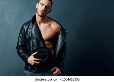 Sexy Handsome Man Naked Torso Black Stock Photo Shutterstock