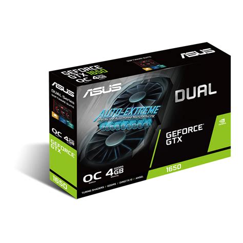 在庫正規店 ASUS Dual GeForce GTX 1650 4GB GDDR5 グラフィックカード DUAL-GTX1650-4G：お ...
