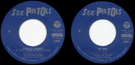 God Save The Sex Pistols No One Is Innocent My Way Japan 7