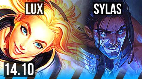 LUX Vs SYLAS MID 5 1 8 600 Games BR Diamond 14 10 YouTube