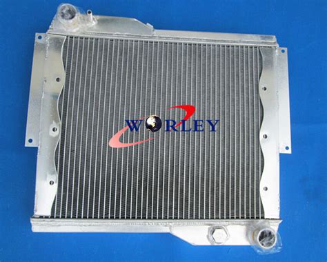 New For Mm Rover Mg Mgb Gt V Manual Mt Aluminum Radiator