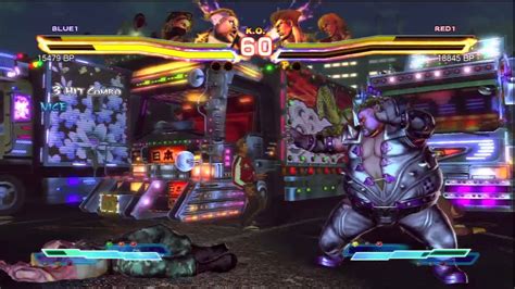 Ibuki And Rufus Vs Guile And Ken Street Fighter X Tekken YouTube