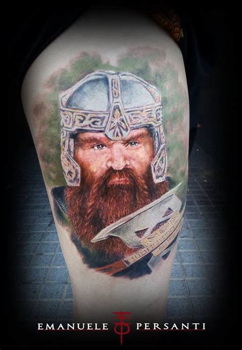 Gimli tattoo by Emanuele! Limited availability at Revival Tattoo Studio ...