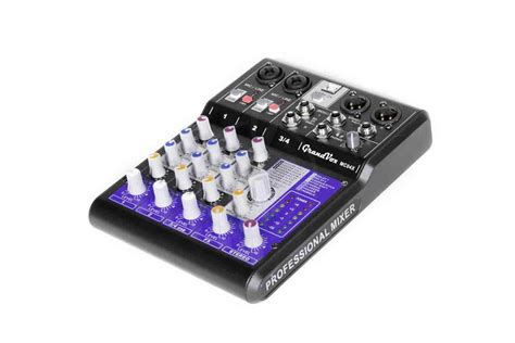 GrandVox MC-04X USB Микшерный пульт аналоговый купить, цена 7 990 руб ...