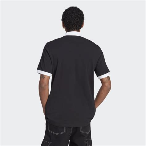 Adidas Adicolor Classics 3 Stripes Polo Shirt Black Adidas Uae