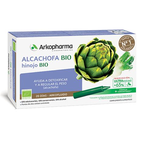 Comprar Arkofluido Alcachofa Hinojo Bio Ampollas Ml Online