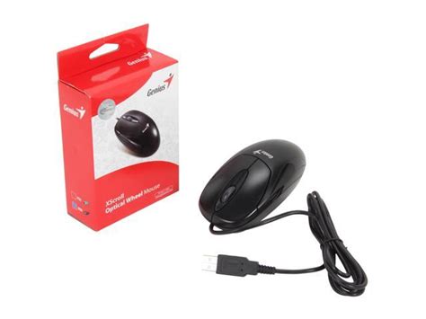 Genius XScroll Black Wired Optical Mouse - Newegg.com