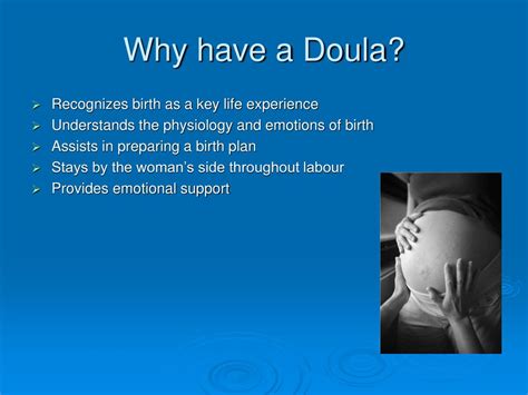 Ppt A Volunteer Doula Project Could It Work Here Seminar Programme