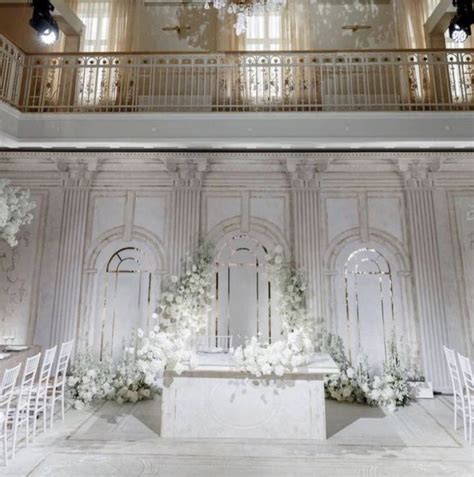 Оформление зала Белая свадьба | Свадебный зал, Серые свадьбы, Свадьба