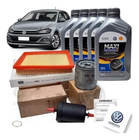 Kit Revisão Completo Original Volkswagen Polo Virtus 1 6msi