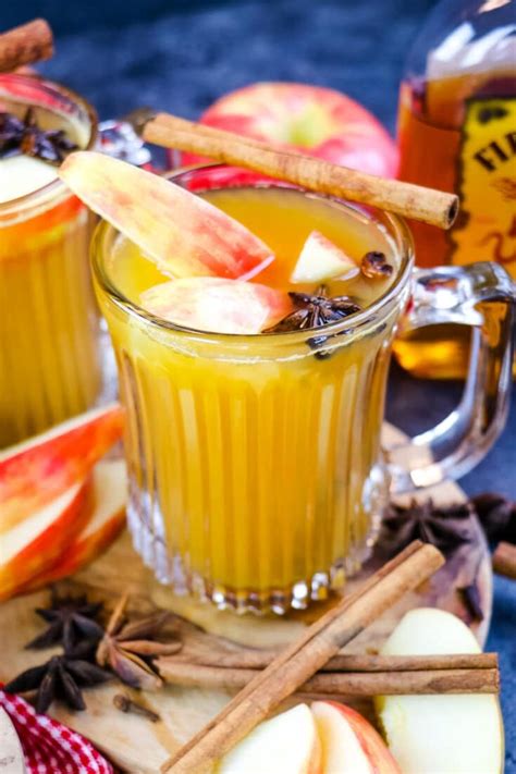 Easy Fireball Apple Cider Hot Toddy With Cinnamon Delightful E Made