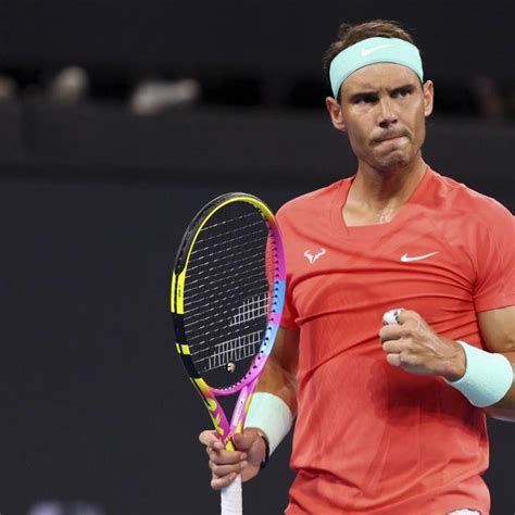 Rafael Nadal franchit aisément le deuxième tour à Brisbane L Équipe