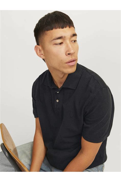 Jack And Jones Premium Polo Jprbluwilliam Met Logo Black Wehkamp