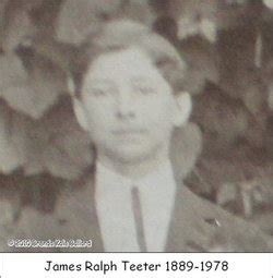 James Ralph Teeter 1889 1978 Mémorial Find a Grave