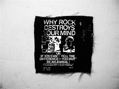 The Sex Pistols Patch Why Rock Destroys Your Mind Patch Etsy
