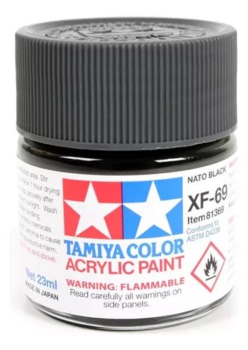 Pintura Tamiya Xf 69 Nato Black Negro Otan Mate 10ml 81769 Mercadolibre