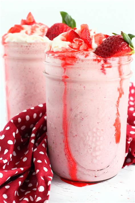 Strawberry Milkshake To Go