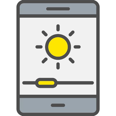 Brightness Generic Outline Color Icon