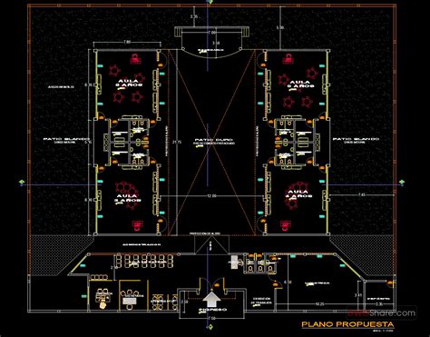 Primary School Project Autocad File Dwg Free Cad Blocks Download Dwg Models For Architects