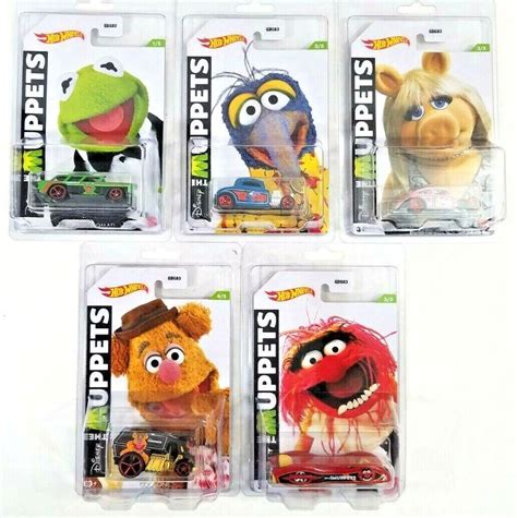 Hot Wheels Disney The Muppets COMPLETE SET LOT OF Character Cars EBay Muppets Disney Hot