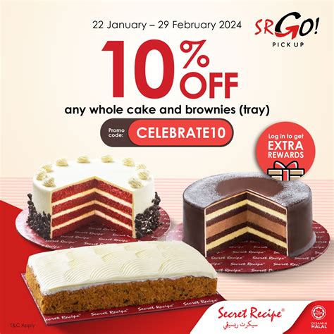 22 Jan-29 Feb 2024: Secret Recipe - 10% off Promo - EverydayOnSales.com