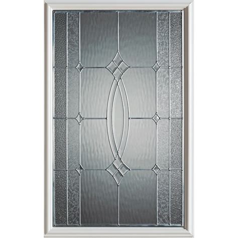 Stanley Doors 23 Inch X 37 Inch Diamanti Zinc Caming 12 Lite Decorative Glass Insert The Home