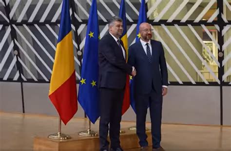 Marcel Ciolacu Vizit Oficial La Bruxelles Premierul Negociaz