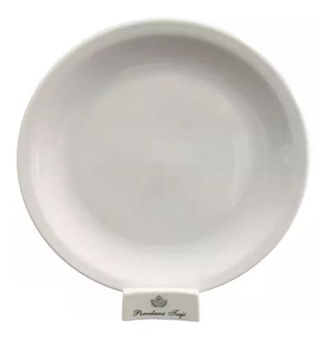 6 Plato Playo 25 Cm Tsuji 450 Porcelana Con Sello Envío gratis