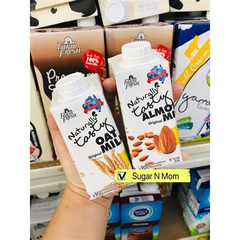 Farm Fresh New Almond Milk Oat Milk Ml Shopee Malaysia