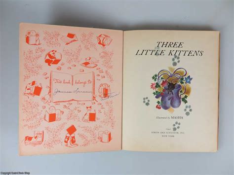 BIBLIO | Three Little Kittens (Little Golden Book #1, 5th Printing in ...