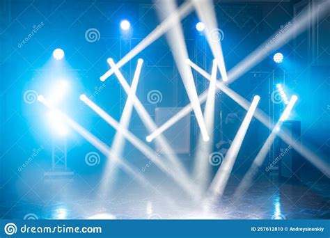 Stage Spotlight With Laser Rays Stock Photo Image Of Design