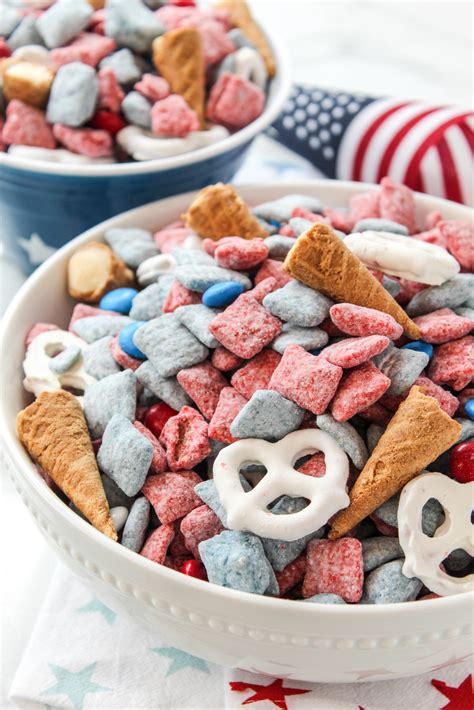 4th Of July Snack Mix Baking You Happier