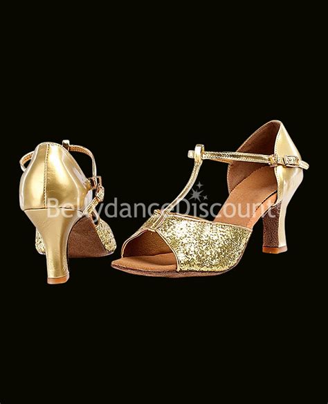 Dance Shoes Gold And Glitters