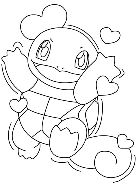 Squirtle Printable Coloring Page Free Printable Coloring Pages