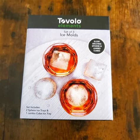 Tovolo Elements Set Of 3 Ice Molds