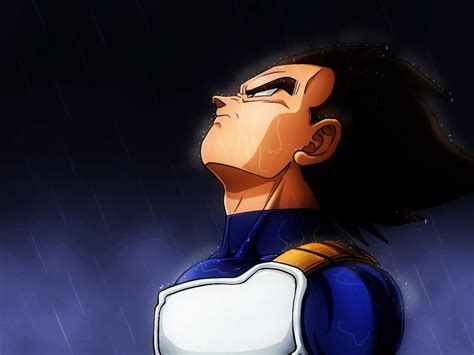 Vegeta in The Rain by BlackShadowX306 on DeviantArt