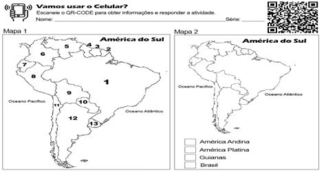 10 Mapas Da Amrica Do Sul Para Colorir E Imprimir