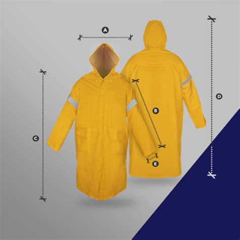 Pz Impermeable Lgo T Gabardina C Refl M Xl Mr Seguridad Prosalud