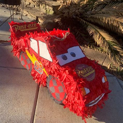 Lightning Mcqueen Piñata Etsy