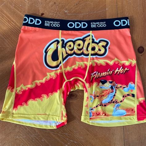 Odd Sox Underwear Socks Mens Odd Underwear Boxer Briefs Cheetos Flamin Hot Size Medium New