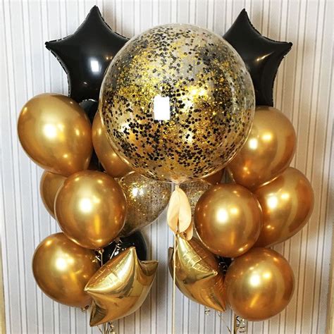 "Черное золото" в 2021 г | Композиция, Воздушные шары, Воздушный шар