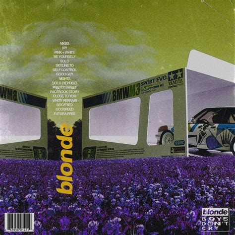 VISUALS FRANK OCEAN BLONDE ALTERNATE COVER V BY