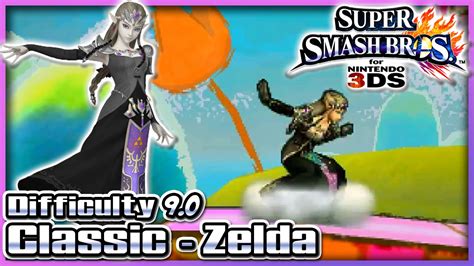 Super Smash Bros 4 Wii U 3ds Classic Mode Zelda Difficulty 90