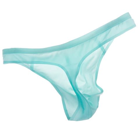 Gay Men Underwear Men Sexy Ultra Light Thongs Rainbow Thongs