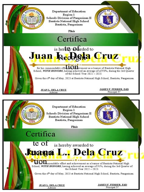 With Honors Template | PDF