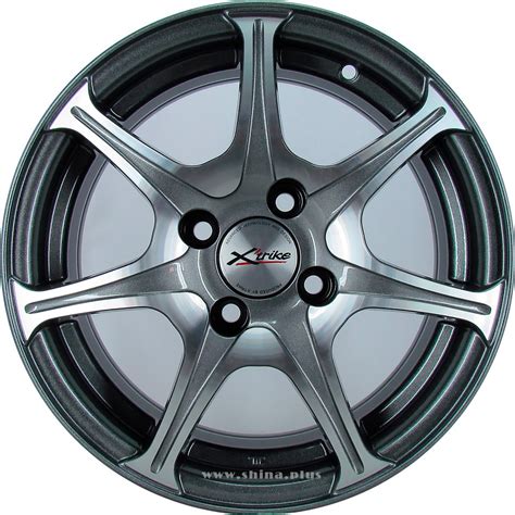 Диск R14 4x114,3 Xtrike X-110 6,0J ET38 D66,1 HSB F/P