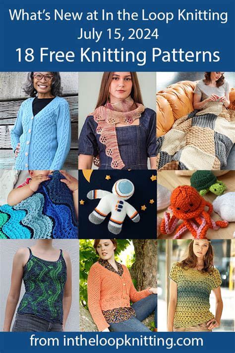 What S New Free Knitting Patterns At In The Loop Knitting Patterns For