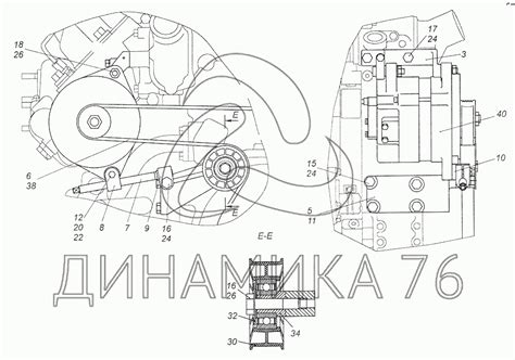 Схема генератора камаз евро